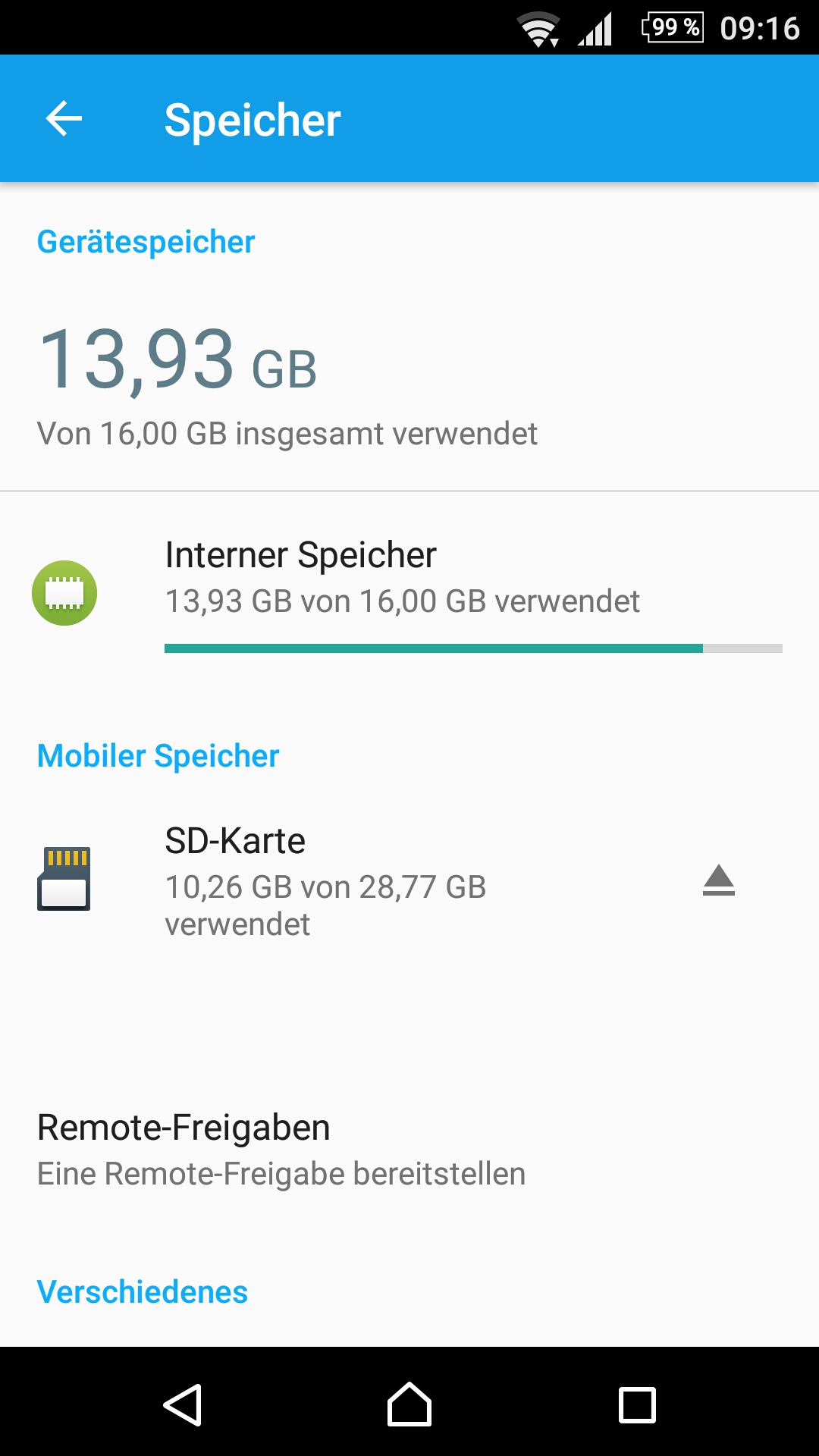 Free storage