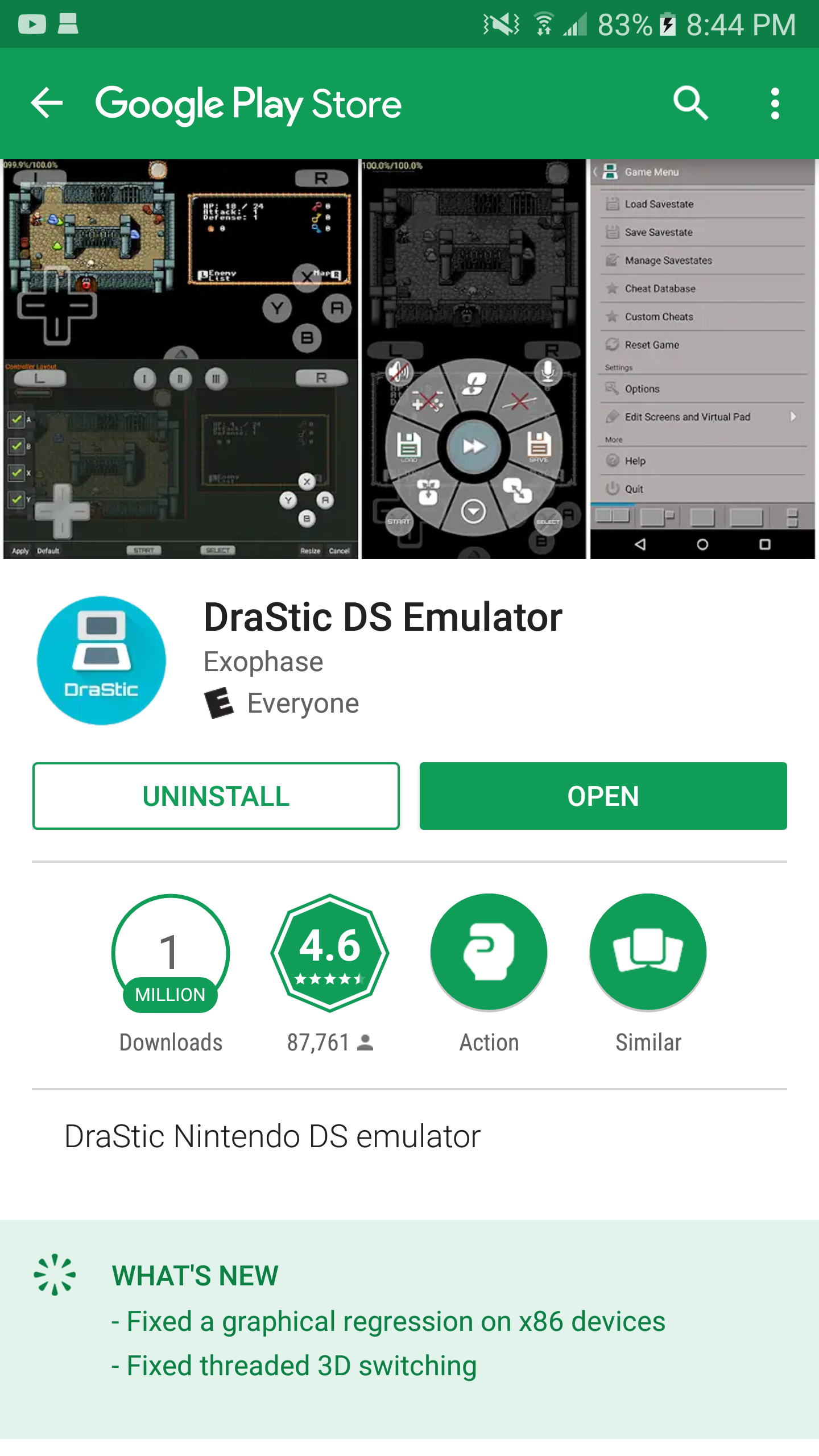 Proof of installation